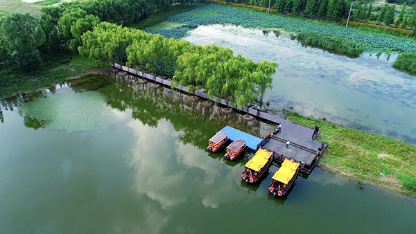 台儿庄涛沟河风景区——游船码头.JPG
